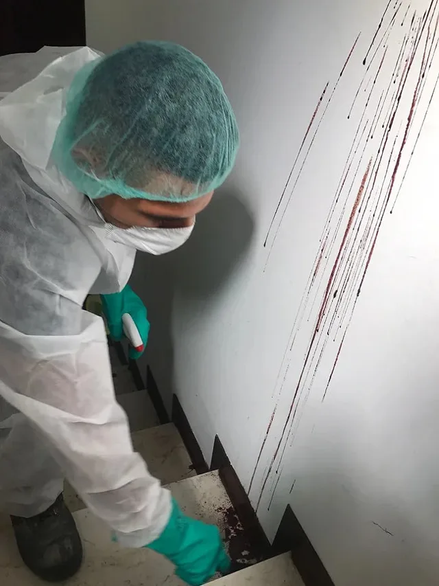 Operatore con dispositivi di protezione durante un intervento specialistico
